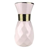 Cumpara ieftin Vaza Ceramica Decorativa Eleganta, 17 cm, Vintage, Cu Model, Alba, Podea. Decoratiune Interioara