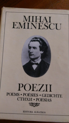 Poezii Poems Poesies Gedichte Ctixi Poesias Mihai Eminescu 1971 foto