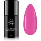NaniNails NANI Amazing Line lac de unghii sub forma de gel culoare Barbie Flash 5 ml