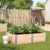 Gossi jardiniera de gradina, 150x100 cm, lemn masiv de pin