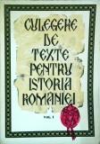 Stefan Pascu - Culegere de texte pentru istoria Romaniei, volumul 1