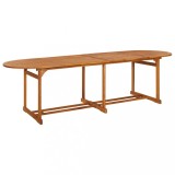 Gossi masa de gradina, 280x90x75 cm, lemn masiv de acacia
