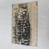 Carte postala - intaiul pelerinaj la mormantul lui Alexandru Ioan Cuza , 2 mai 1906