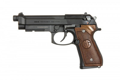 Replica pistol GPM92 GP2 gas GBB G&amp;amp;G Wood foto
