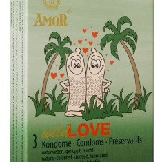 Prezervative Amor Wild Love, 3 Buc.