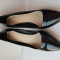 Pantofi negri dama firma de lux pantofi eleganti stiletto office marime 40 - NOI