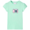 Tricou pentru copii, verde aprins, 92 10474, vidaXL