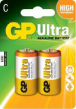 Baterii alcaline R14 C 2buc blister Ultra GP, G&amp;P