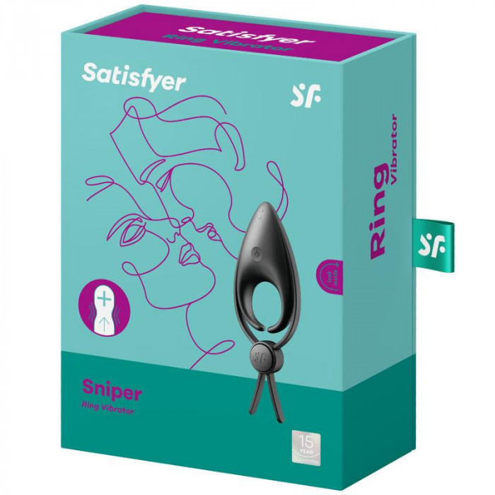 Satisfyer Sniper Sniper inel de penis pentru erecție