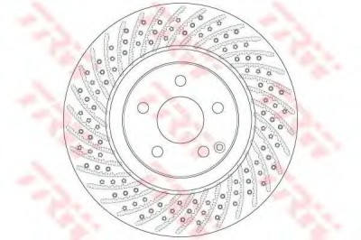 Disc frana MERCEDES E-CLASS (W211) (2002 - 2009) TRW DF6433S foto
