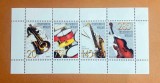 Antilele Olandeze 1997 Instrumente de Muzică Jazz Bandă Se-Tenant cu Margini de Coală Set Complet 4 Timbre MNH Neștampilat - Oref1