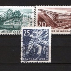 GERMANIA (DDR) 1957 – EXTRACTIA CARBUNELUI. SERIE STAMPILATA, F147