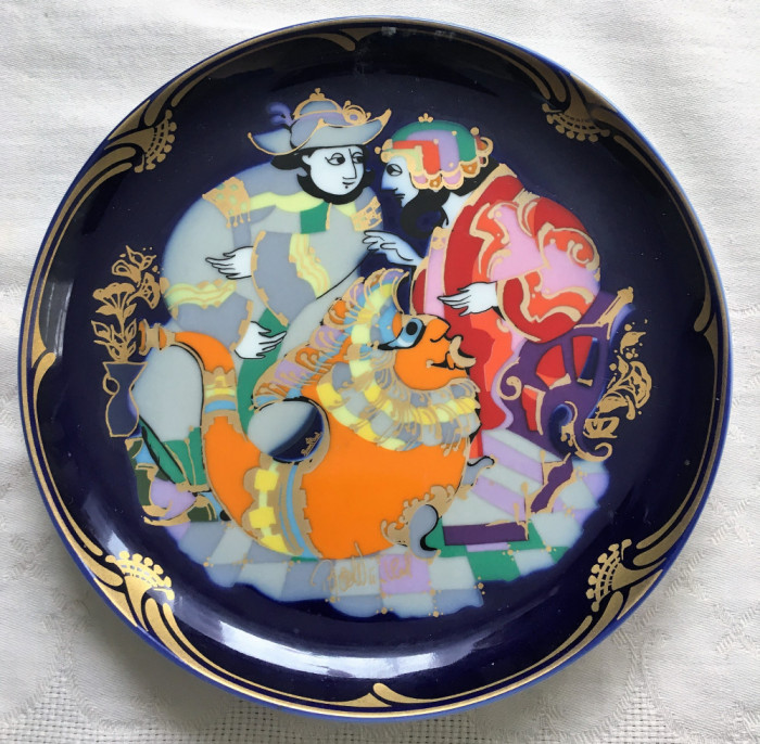 Farfurie - Bjorn Wiinblad - Rosenthal - Calul fermecat - Nr.2