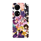 Husa compatibila cu Huawei Nova Y70 model Bakemonogatari, Silicon, TPU, Viceversa, Transparent, Carcasa