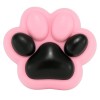 Jucarie antistres squishy, flippy, cu revenire lenta, labuta de pisica pufoasa, 8.5 x 7.5 cm, ambalaj transparent, negru roz