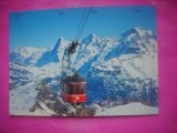HOPCT 20356 PEISAJ MONTAN- SCHILTHORNBAHN MURREN -TELEFERIC --ELVETIA -NECIRCULATA
