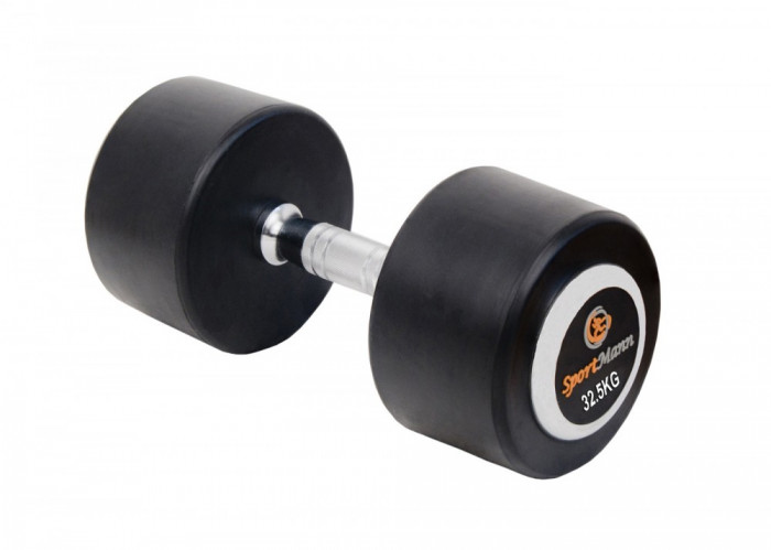 Gantera cauciucata Sportmann Deluxe 32.5 kg FitLine Training