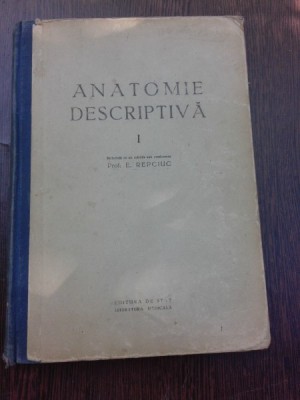 ANATOMIE DESCRIPTIVA - E.REPCIUC VOL.I foto