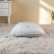 Perna aloe vera matlasata AloeDream Coneltex, dimensiuni 70x70 cm, patrata, culoare alba, umplutura fibra siliconizata, antialergica