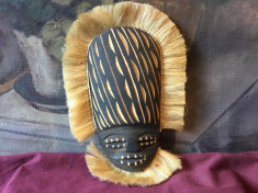 Arta / Design - Masca tribala africana sculptura lemn exotic model deosebit ! foto
