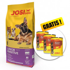 JOSIDOG Junior Sensitive 15 kg + 3 conserve GRATUIT foto