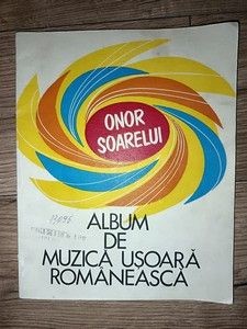 Onor soarelui: Album de muzica usoara romaneasca foto