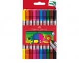 Carioca 2 capete Faber-Castell 10 culori/set