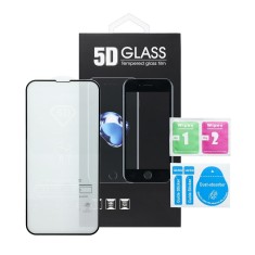 Folie sticla securizata pentru Apple Iphone 16, 5D, Full Glue, Negru