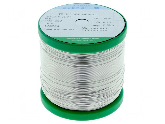 S&acirc;rmă de lipit fără plumb 0,5mm 0,5kg TELECORE HF-850