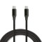 Cablu de date Type-C / Type-C, magnetic, 1 m, 3A, 60W, negru Best CarHome