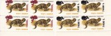 ROMANIA 2001 LP 1541 ANIMALE 1993 SUPRATIPAR BLOCURI DE 4 TIMBRE MNH, Nestampilat