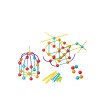 Set de constructie STEAM - Forme 3D ( 140 piese), Bufnitel