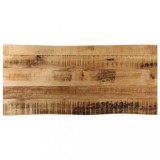 vidaXL Blat de masă contur organic 90x40x3,8 cm lemn masiv mango brut