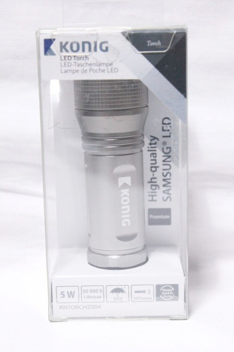 Lanterna LED Samsung 5W 330 lumeni aliaj aluminiu focalizare IPX5 3xAAA