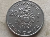 POLINEZIA FRANCEZA-20 FRANCS 1967