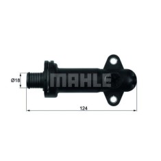 Termostat EGR BMW Seria 1 E87/E88/E81/E82, 2004-2011; Seria 3 E90/E91/92/93, 2005-2013; Seria 5 E60/E61, 2003-2010 motor 2.0 d/3, 0 d - diesel; temp.