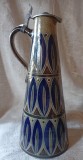 Carafa ceramică smălțuită semnată