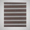 Jaluzea tip zebra, 90 x 150 cm, cafeniu