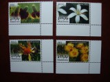 MALDIVE FLORI SERIE MNH