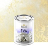 Vopsea decorativa de Lux, Eva Madreperla Crem 2 Litri cu Fulgi de Sticlă Luminosi - Toro Decor