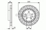 Disc frana NISSAN QASHQAI (J11) (2013 - 2016) BOSCH 0 986 479 D16