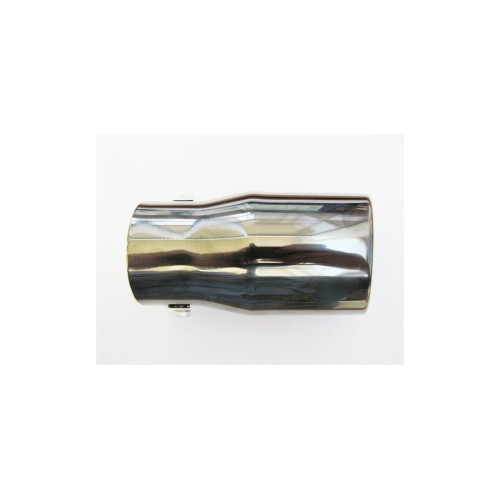 Ornament toba inox PREMIUM negru/crom Cod: 7656B Automotive TrustedCars