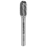 Freza rotativa din carbura HM tip C, 10x20 mm, tija 6x45 mm