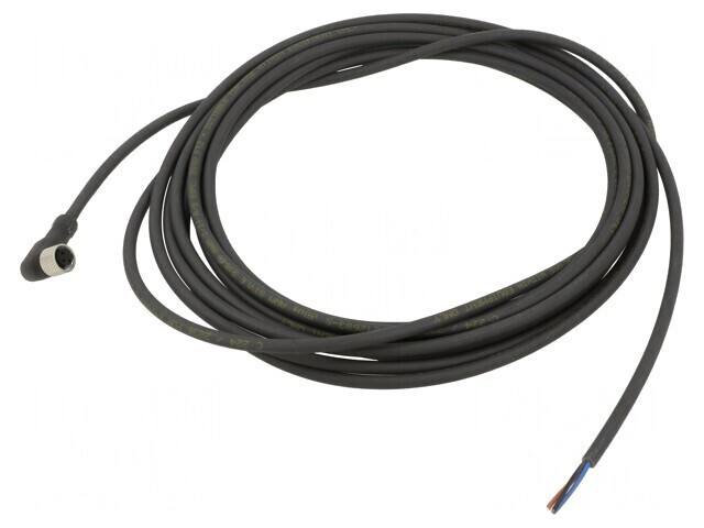 Cablu Conectare M8 3 PIN 5m Unghi 60VAC 4A 75VDC