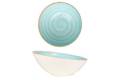 Bonna Bol - Aqua - Por&amp;Aring;&amp;pound;elan - 22 cm (850cc) - set de 6 foto