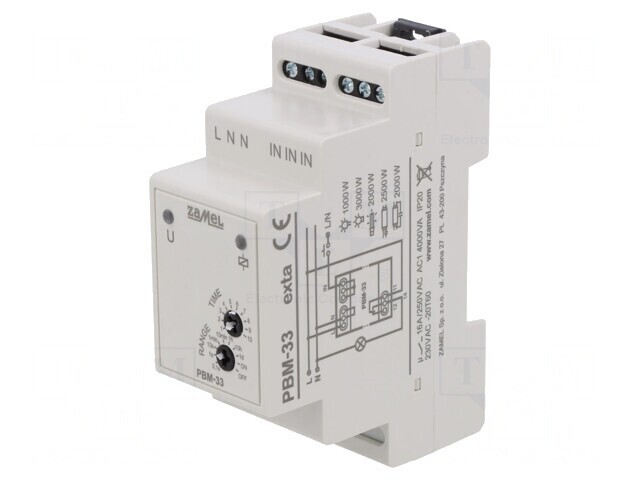 Releu Bistabil de Impulsuri NO/NC 16A IP20