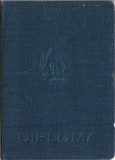 A3181N Diplomă de diplomat universitar specialitatea Istorie, 1953, Cluj