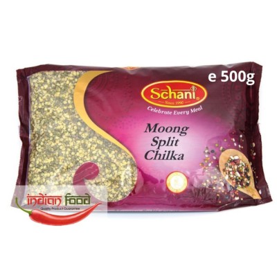 Schani Moong split Chilka (Linte Galbena cu Coaja Mung) 500g foto
