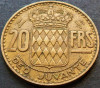 Moneda 20 FRANCI - MONACO, anul 1951 *cod 4315 - TIRAJ MIC!, Europa