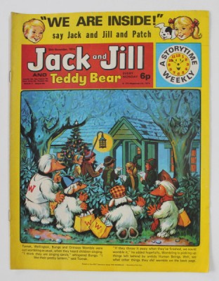 JACK AND JILL AND TEDDY BEAR , `REVISTA CU BENZI DESENATE PENTRU COPII , 30 NOV., 1974 foto